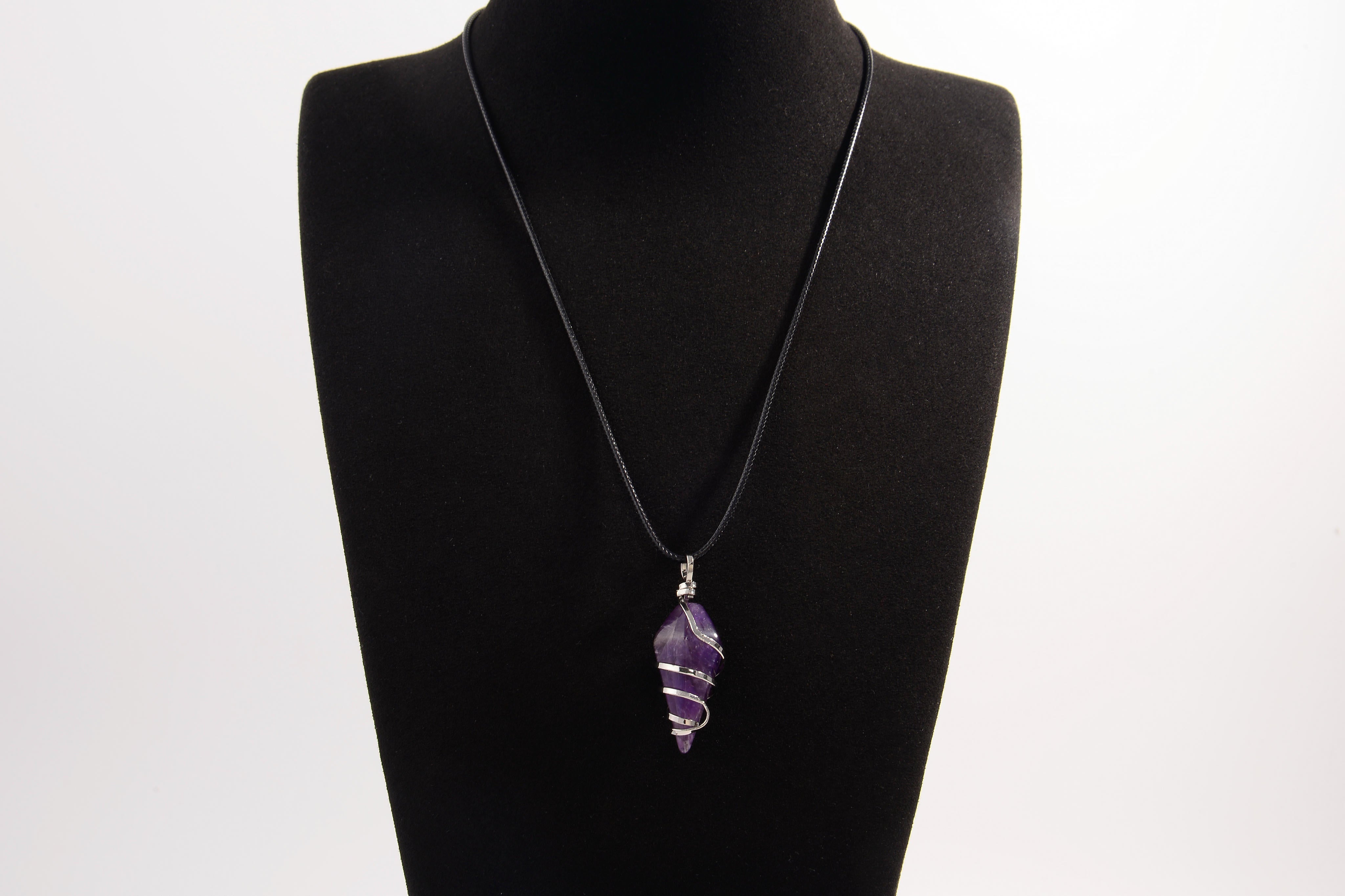 Spiral Crystal Necklace