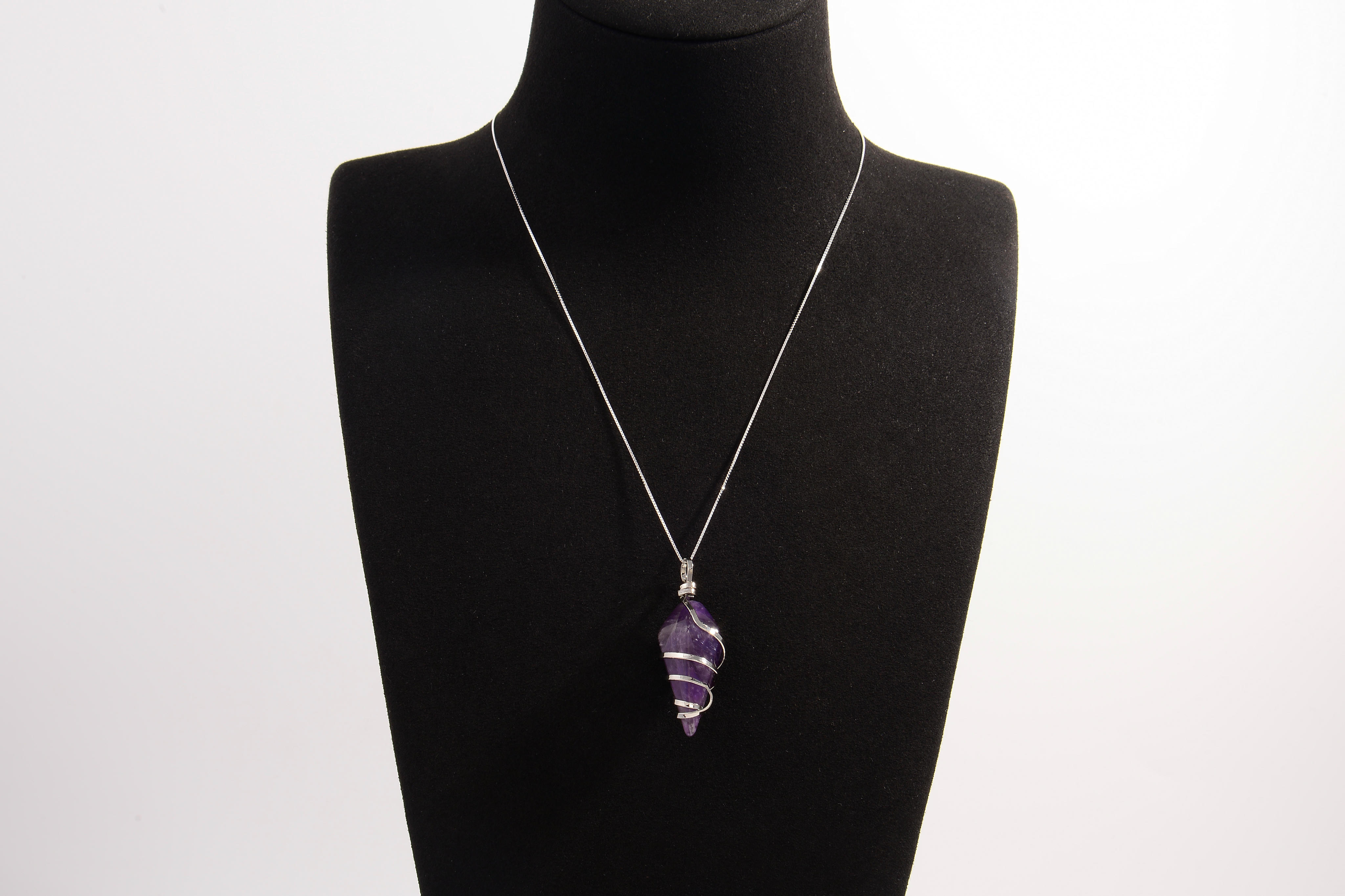 Spiral Crystal Necklace