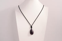 Oval Teardrop Crystal Necklace