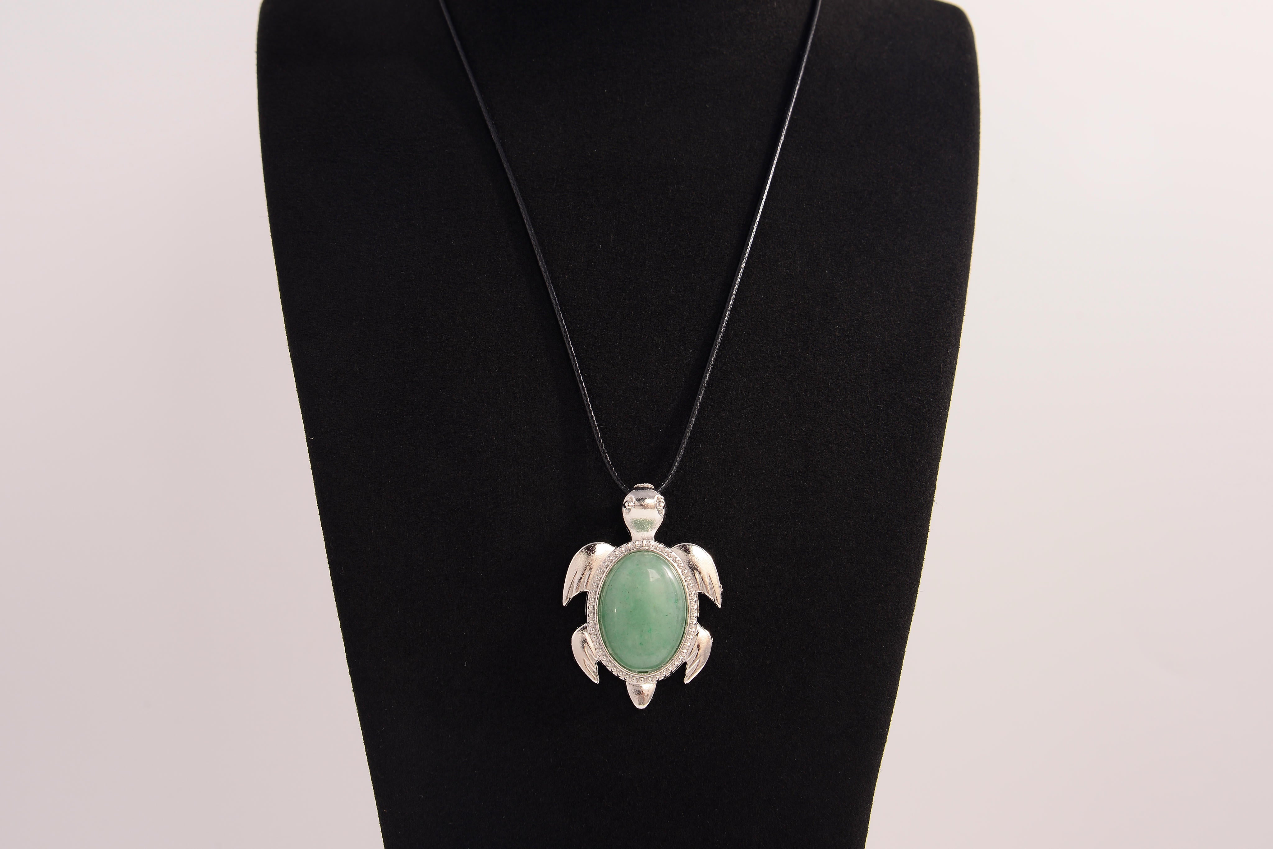 Turtle Crystal Necklace