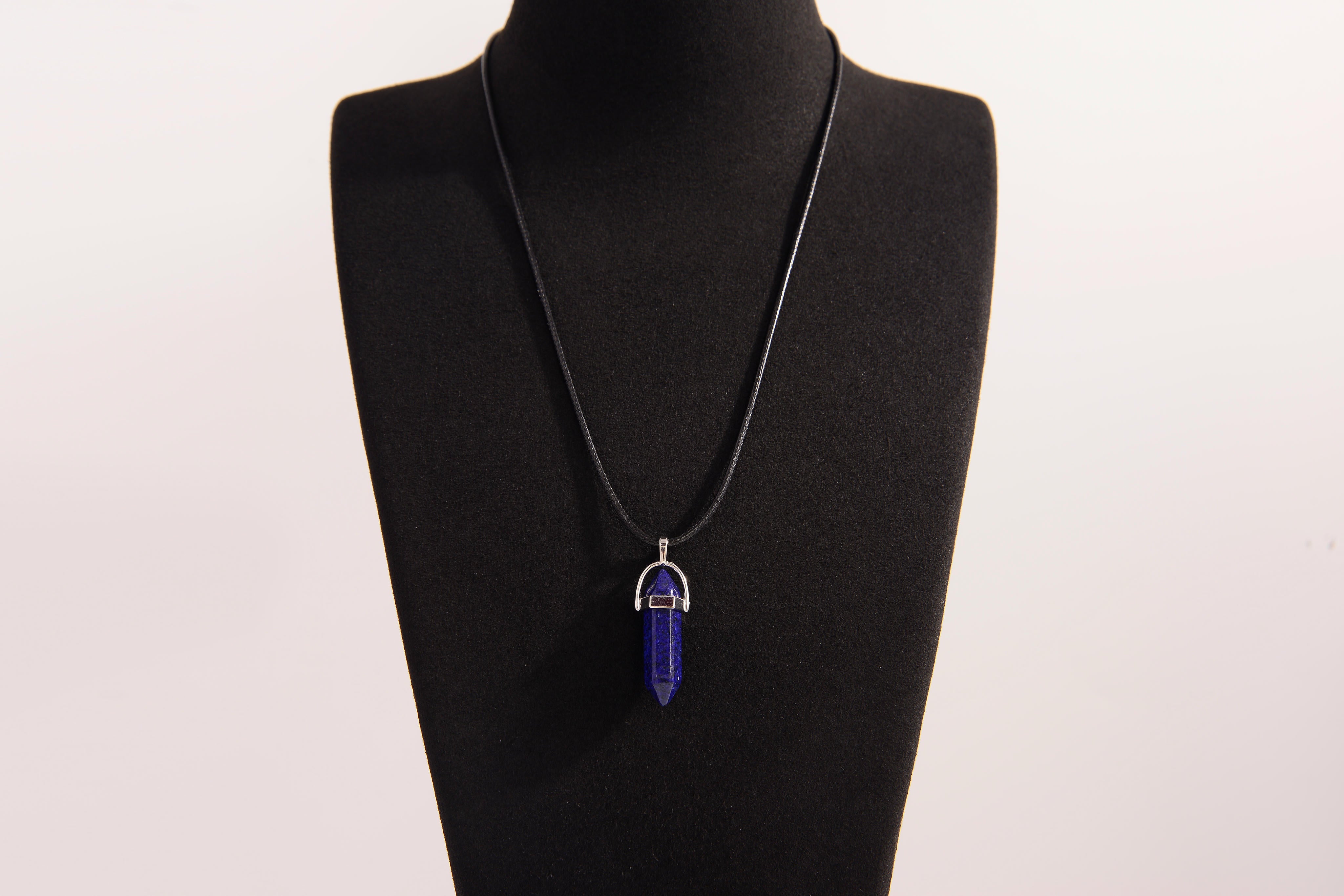 Hexagonal Bullet Crystal Necklace