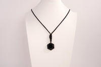 Hexagonal Dice Crystal Necklace