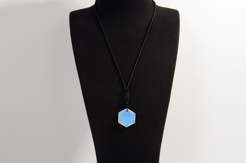 Raw Earth Crystals opalite geometric pendant necklace crafted from natural crystal for emotional healing, intuition, and inner peace.