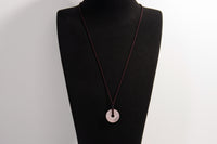 Donut Ring Crystal Necklace
