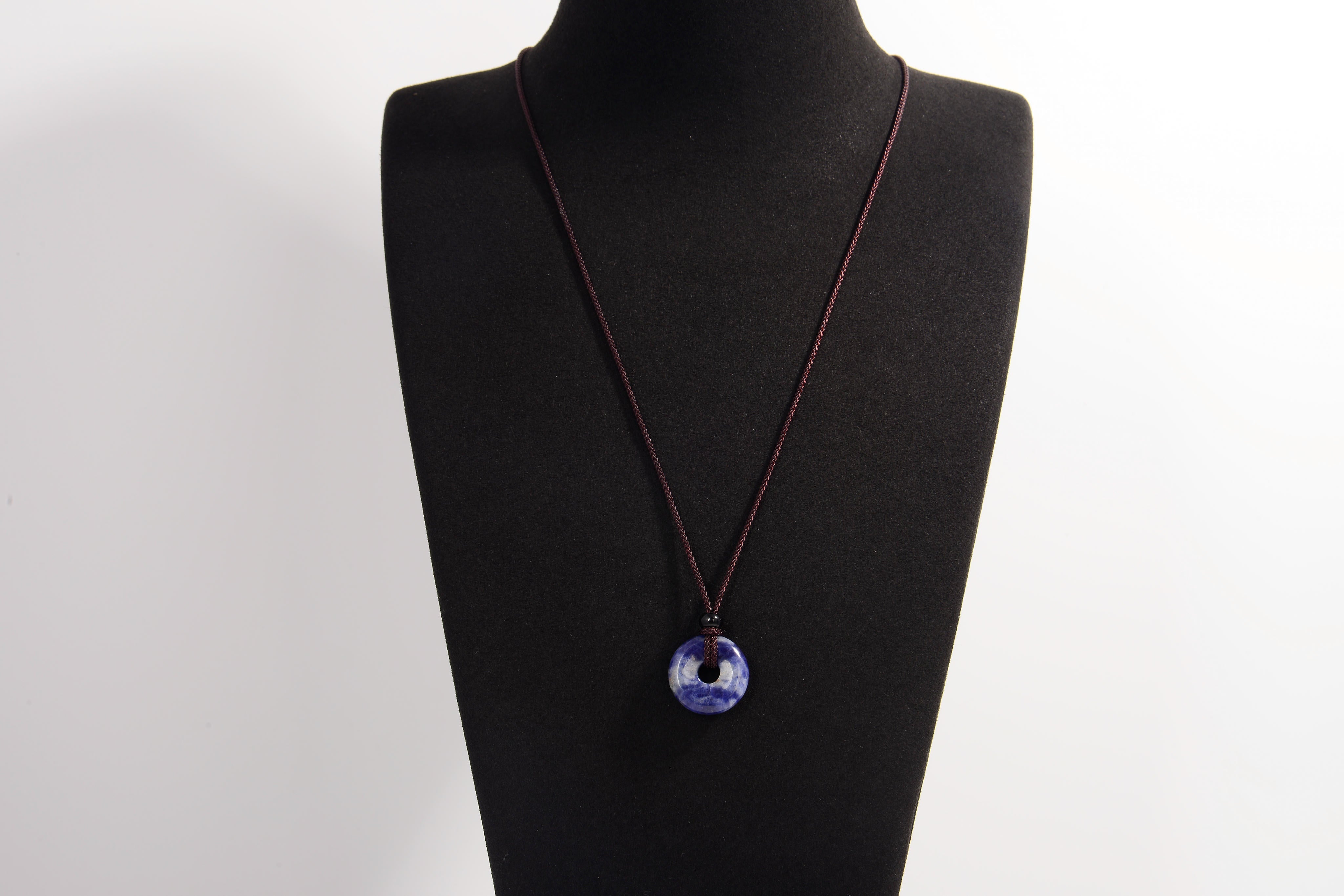 Donut Ring Crystal Necklace