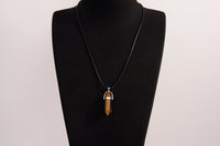 Hexagonal Bullet Crystal Necklace