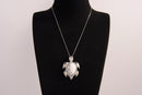 Raw Earth Crystals white turquoise turtle necklace crafted from natural stone to encourage calmness, clarity, and emotional healing.